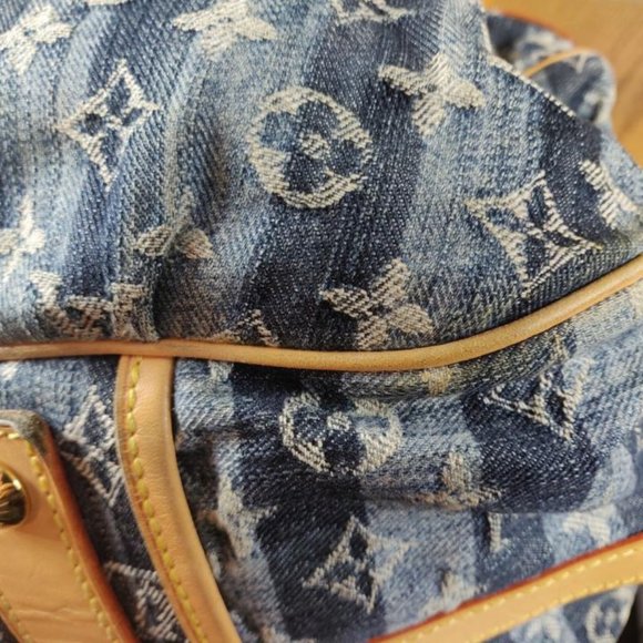 Louis Vuitton Cabas Raye Gm Blue Denim - Picture 8 of 17